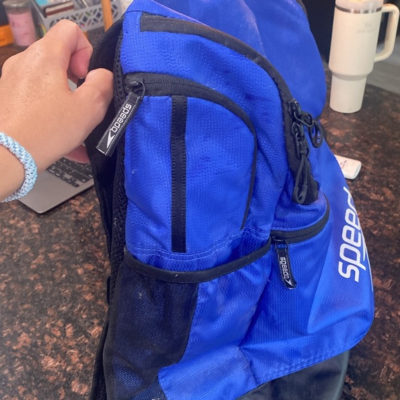 Speedo Unisex-Adult Large Teamster Backpack 35-Liter, Blue - Picture 4 of 4